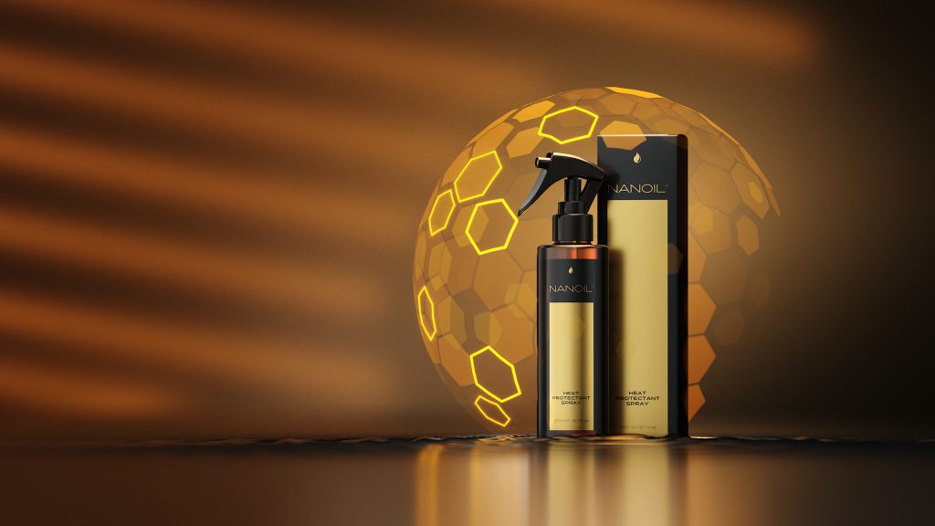 Nanoil Heat Protectant Spray – protecție 100% pentru păr în timpul stilizării