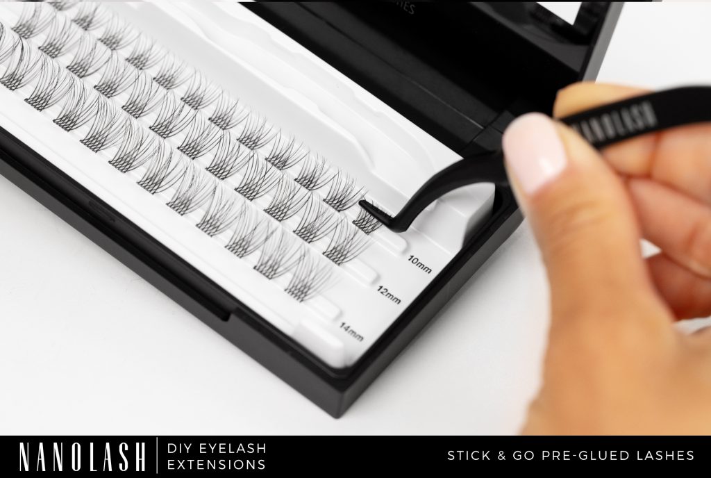 nanolash Gene cluster pre-adezive DIY pentru extensii de gene acasă